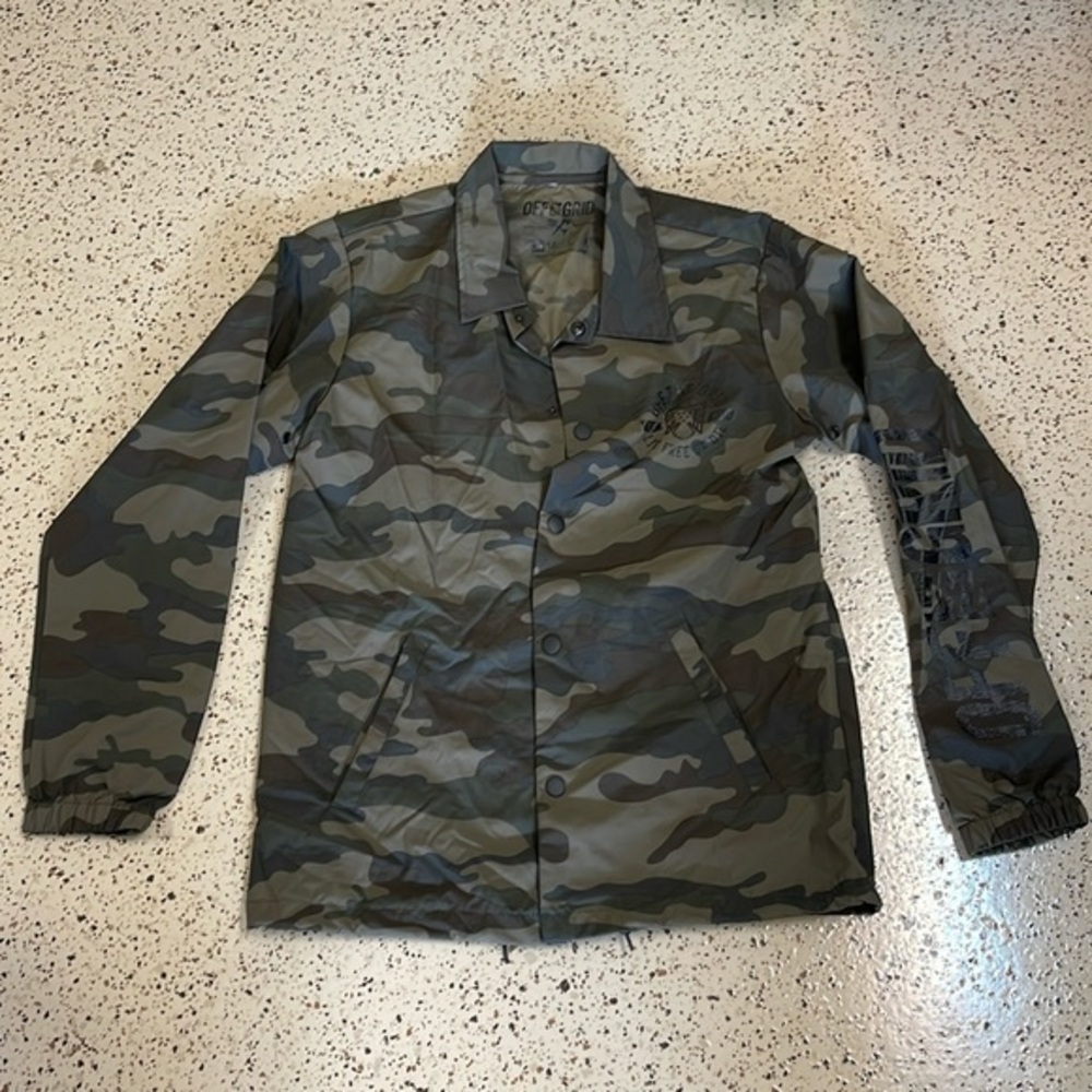 OFF THE GRID CAMO WINDBREAKER SMALL